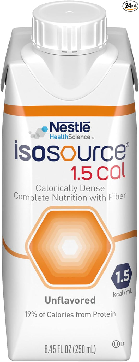 Nestle Clinical Nutrition Isosource 1.5 Cal Nutritional Supplement, 1 Pound, Pack of 24
