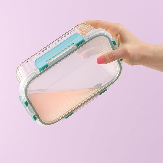 JoyJolt 24pc Borosilicate Glass Storage Containers with Lids | 12 Airtight/Freezer Safe Food Storage Containers for Pantry and Kitchen | Meal Prep Container for Lunch | Glass Tupperware Set