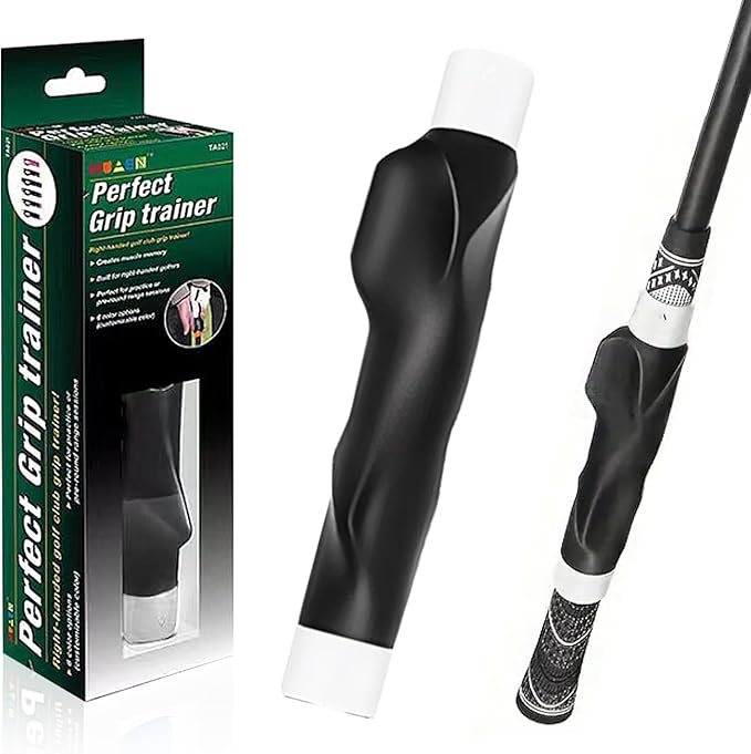 Golf Grip Trainer, Golf Club Grip, Golf Grip Training Aid, Helps Improve and Train Correct Hand Position (Right Hand )