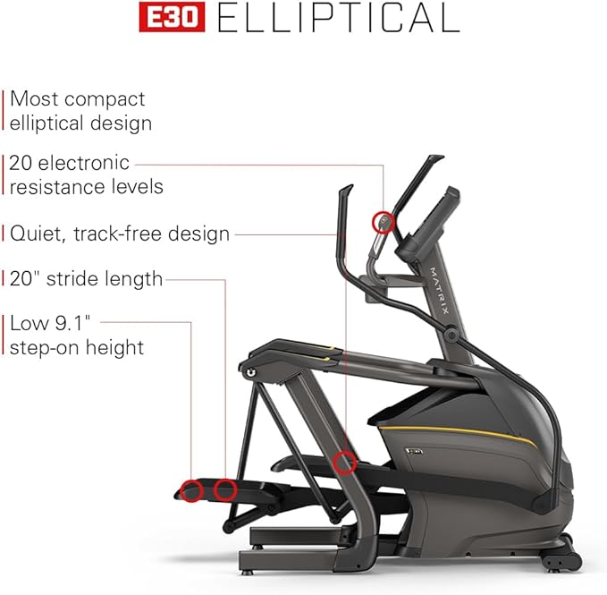 Matrix Fitness E30 Elliptical Trainer with XR Console