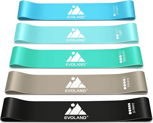 Resistance Bands Set, Workout Bands with Handles, Door Anchor, Ankle Straps and Carry Bag, Exercise Bands for Shape Body and Home Workouts