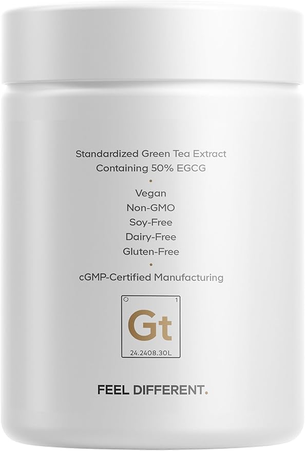 Codeage Liposomal Green Tea+ EGCG 50% Green Tea Extract, Organic Matcha Green Tea Powder, Peppermint Leaf, Lemon Peel, Liposomal Delivery - Vegan Pils Supplement - Non-GMO - 60 Capsules