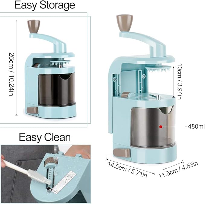 Ourokhome Vegetable Spiralizer Zucchini Noodles Maker – 4 Built-in Spiral Slicer Blade for Veggie Spaghetti Paste