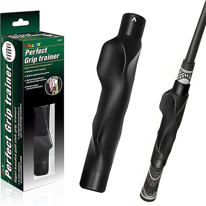 Golf Grip Trainer, Golf Club Grip, Golf Grip Training Aid, Helps Improve and Train Correct Hand Position (Right Hand )