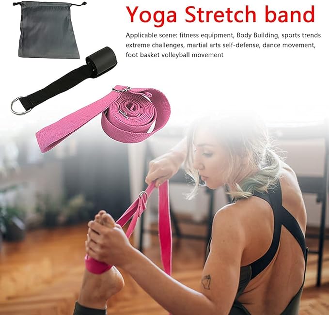 tchrules Door Leg Stretcher, Door Flexibility & Stretching Leg Strap - Great for Ballet Cheer Dance Gymnastics or Any Sport Leg Stretcher Door Flexibility Trainer Premium Stretching Equipment