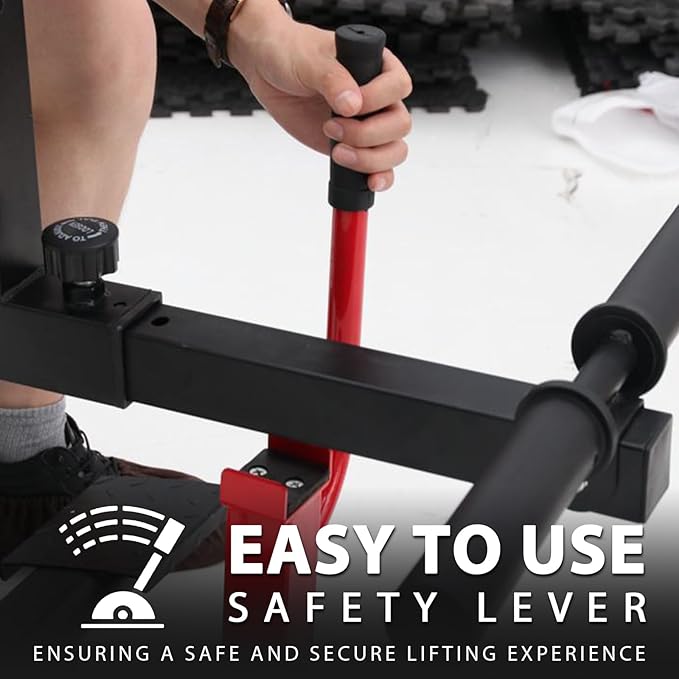 GMWD Adjustable Seated Calf Raise Machine With Band Pegs for Leg Training and Exercise - Home Gym Equipment