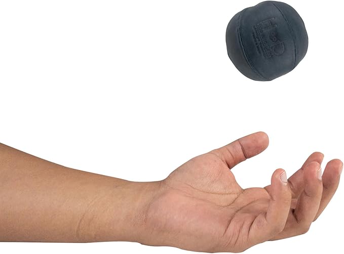Hide & Drink, Stress Ball, Relieve Fidgeting and Anxiety, Exercise Hand, Squishy Tension Accessory, Great for The Office, Classic Style, Full Grain Leather, Handmade, Slate Blue