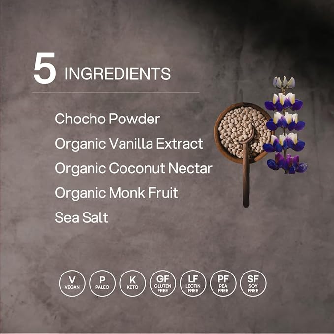 Mikuna Vegan Protein Powder (Vanilla, 15 Servings) - Plant Based Chocho Superfood Protein - Dairy Free Protein Powder Packed with Vitamins, Minerals & Fiber - Gluten, Keto & Lectin-Free