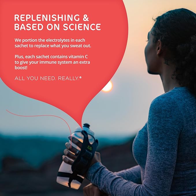 Tailwind Nutrition Rapid Hydration, Electrolyte & Hydration Powder, Vitamin C & Sea Salt Exercise Workout Mix, Lemon Lime, Pack of 12 Sticks