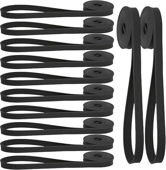 12-Pack Resistance Bands Set - Pull Up Assist, Strength Training & Physical Therapy for Home Gym | Exercise Loop Bands for Men & Women