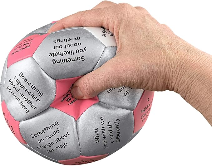 Trainers Warehouse 6" Thumball Collection, 32 Prompts for Conversation, Team Building, Relationship and Training