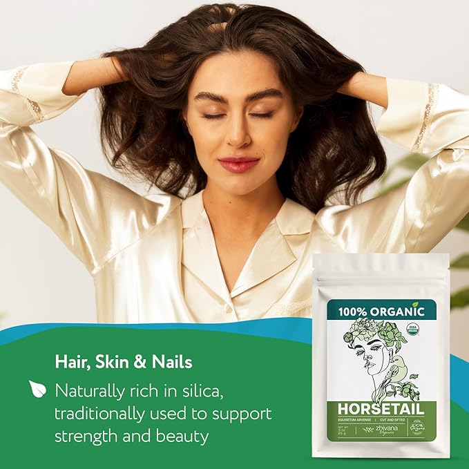 Super Value Pack 5 LB - Organic Horsetail (Equisetum arvense) ā Loose Dried Herb ā Edible Grade for Tea, Infusions & Herbal Blends