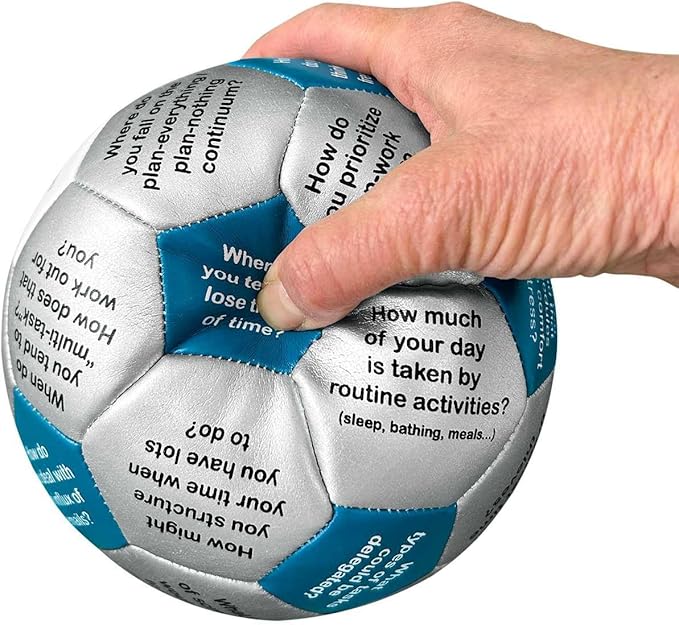 Trainers Warehouse 6" Thumball Collection, 32 Prompts for Conversation, Team Building, Relationship and Training