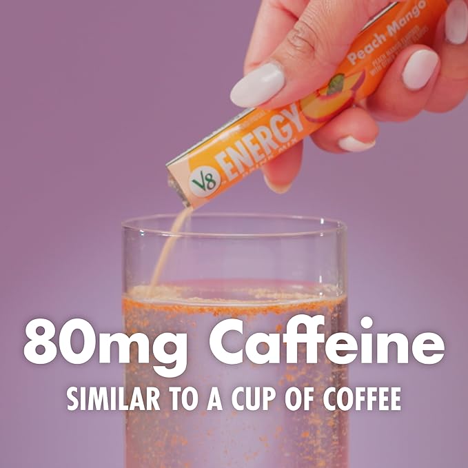 V8 Energy Strawberry Lemonade Energy Drink Powder, .10 oz Packet (10 Count)