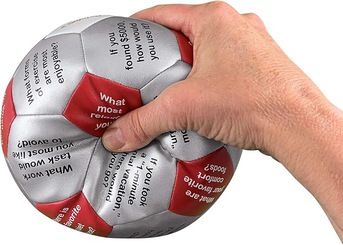 Trainers Warehouse 6" Thumball Collection, 32 Prompts for Conversation, Team Building, Relationship and Training