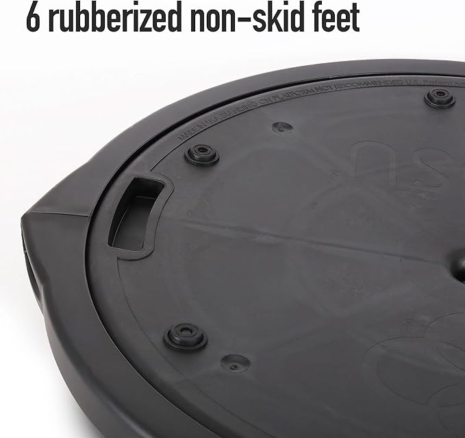 BOSU NexGen 25IN Home Fitness Exercise Gym Strength Flexibility Balance Trainer with Rubberized Non Skid Surface and Hand Air Pump