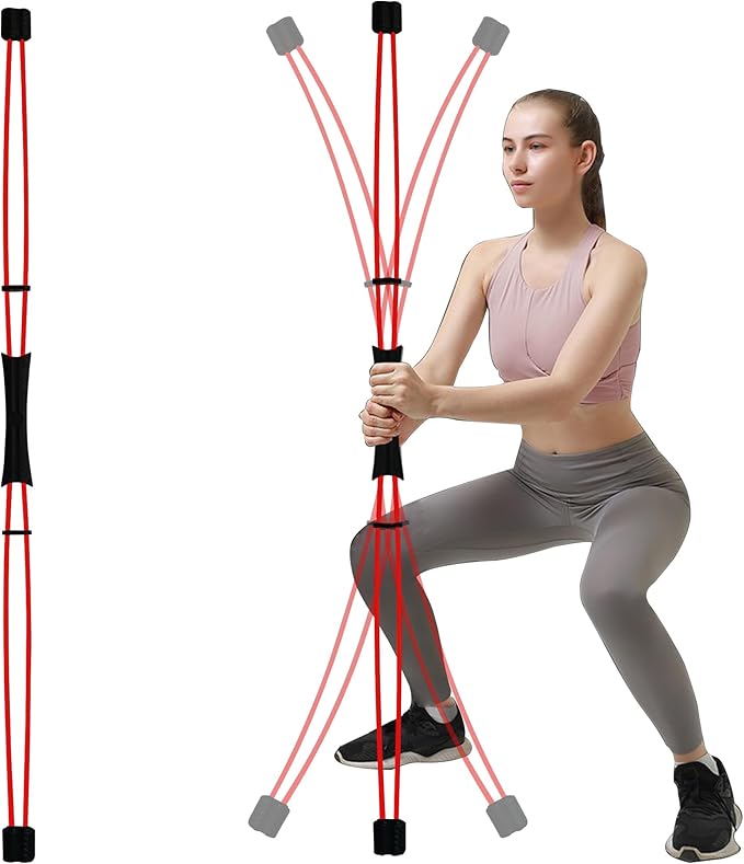 FlexBar & Mobility Stick - Shoulder Reliever Ball Swing, Body Blade, Flex Bars for Physical Therapy - Total Body Workout, Core Strength & Stability Training