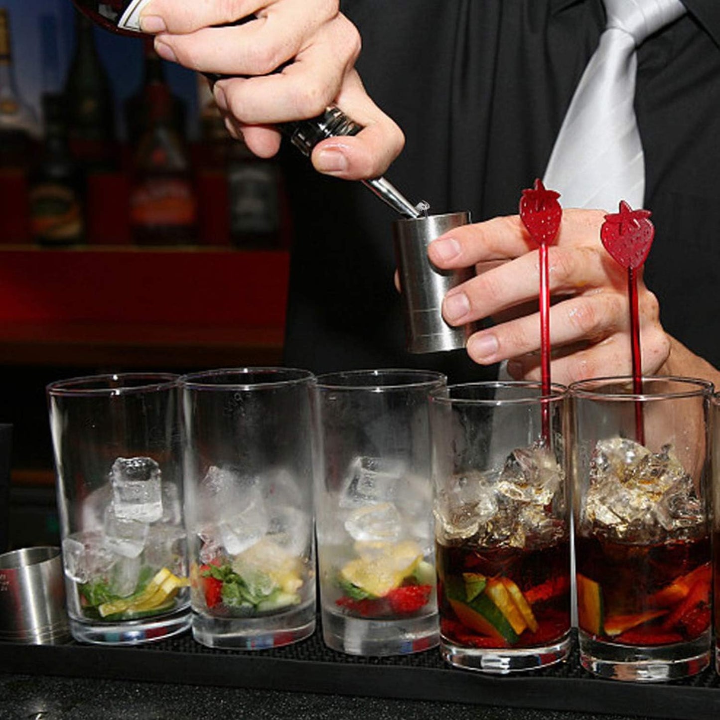 4 Pcs Oil Spout Liquor Bottle Pourer Spouts Stainless Steel Speed Pour Spouts Olive Oil Dispenser Spout for About 3/4" Bottle Mouth, with Flip Top