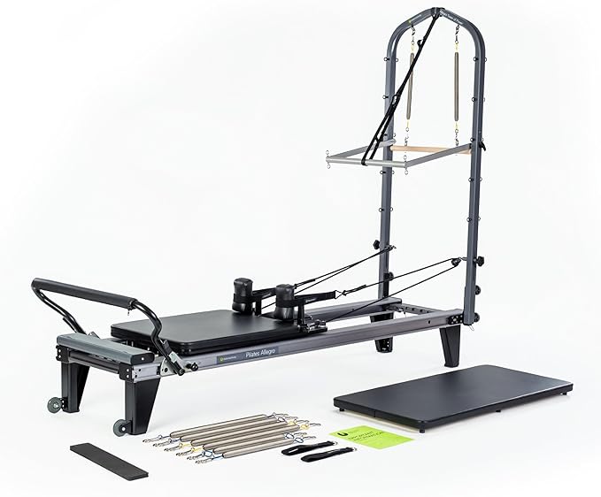 Balanced Body Allegro Pilates Reformer, Pilates Exercise Equipment, Workout Equipment for Home or Studio Use