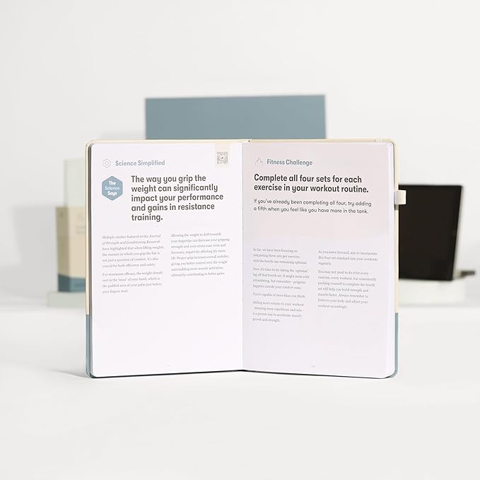 The Dumbbell Home Workout Journal. 13 Week Program. Fitness Planner/Workout Book that Only Requires Dumbbells. Workout Journal for Women & Men.