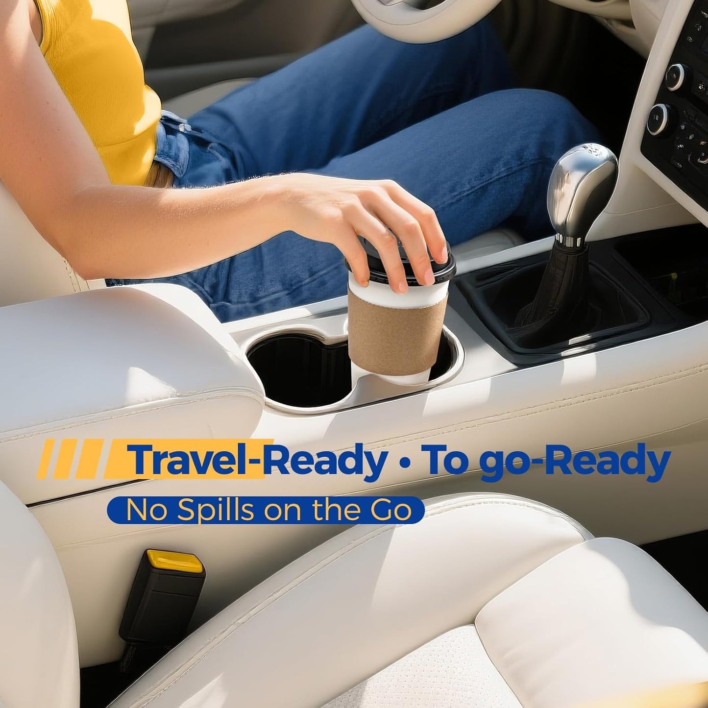 Fit Meal Prep 500 Pack 16 oz Disposable Coffee Cups with Lids, Sleeves, Leak-Proof To Go Coffee Cups with Lids, Durable Paper Cups for Hot Beverage, Home, Office, Party