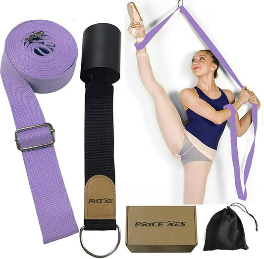 Door Flexibility & Stretching Leg Strap - Great for Ballet Cheer Dance Gymnastics or ANY Sport Leg Stretcher Door Flexibility Trainer Premium stretching equipment