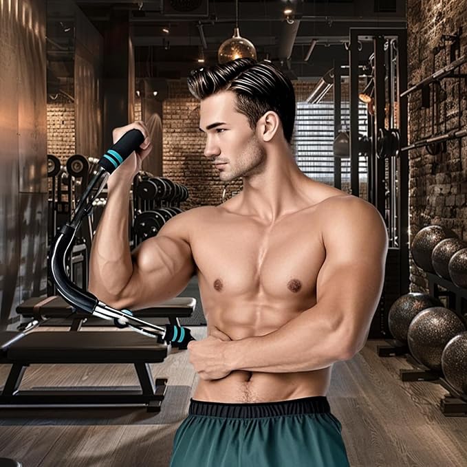 Twister Arm Trainer, 40-100lb Adjustable Chest Workout Equipment, Portable Power Twister Bar, 2025 New Adjustable Twister Arm Chest Exerciser,Detachable Design Fitness Anywhere
