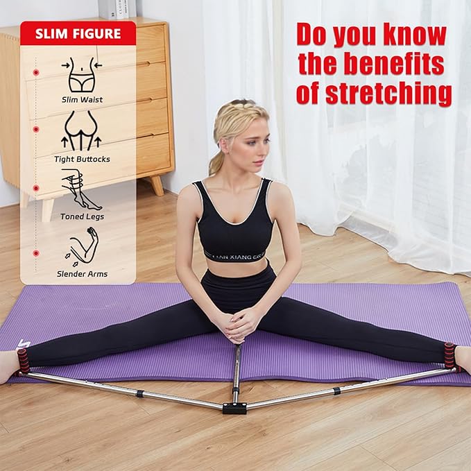 Leg Stretcher,300lbs Leg Stretcher Split Machine,for Flexibility Heavy Duty Leg Stretching Equipment Stretching Training Machine Split Leg Training for Home Yoga Dance Gym