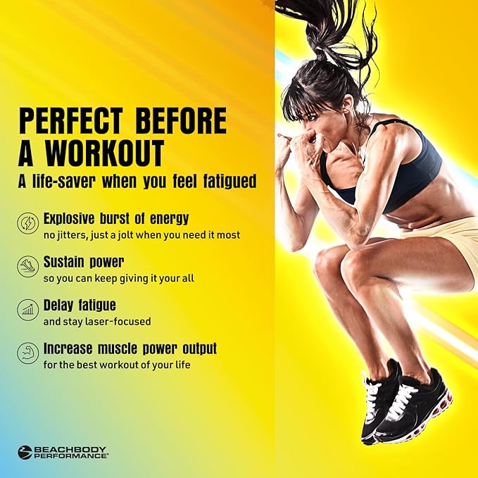 BODi Energize Pre Workout Powder - Beta-Alanine, Quercetin & Low-Dose Caffeine Formula for Enhanced Energy & Focus, Increase Energy & Endurance Supplement, Strawberry Lemonade, 40 Servings