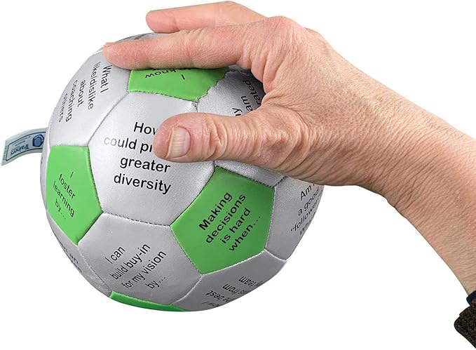 Trainers Warehouse 6" Thumball Collection, 32 Prompts for Conversation, Team Building, Relationship and Training