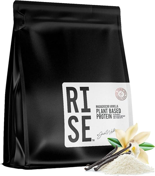 Vanilla Plant-Based Protein Powder for Women & Men, Easy to Digest, Delicious Madagascar Vanilla Bean Powder Supports Overall Well-Being, 15 Servings/Pouch, 30g