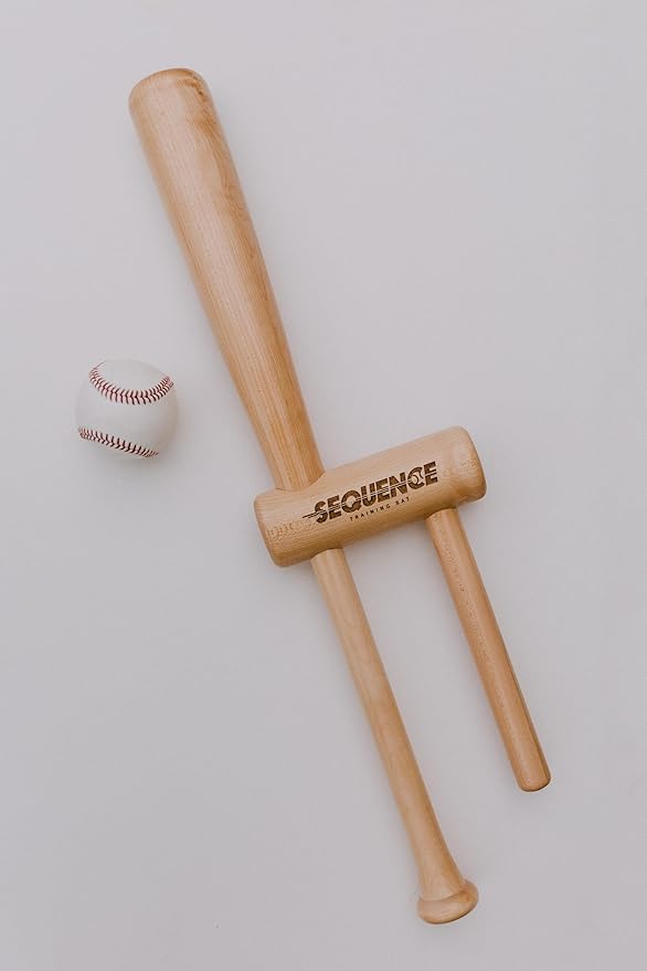 No Errors Sports Sequence Training Bat, Ultimate Two-Handed Baseball Trainer for Swing & Barrel Control, Ideal for Pro Players & Coaches