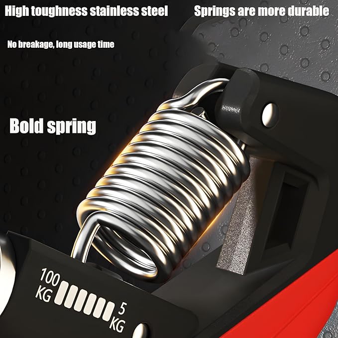 Hand Strengthener,Grip Strengthener Forearm,Hand Grip Strengthener with Adjustable Resistance 11-220Lbs(5-100KG),Forearm Strengthener, Hand Exerciser for Muscle Building and Injury Recover