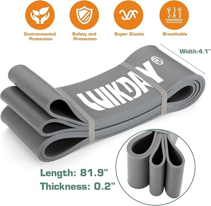 Resistance Bands for Working Out, Exercise Bands, Workout Bands, Pull Up Assistance Bands for Body Stretching Training Physical Therapy Muscle Training for Men & Women