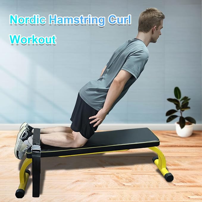 Nordic Hamstring Curl Strap with Quick-Release Buckle ā Adjustable Leg Strap for Nordic Curls, Leg Extensions & Home Gym Workouts ā Easy to Use for Men & Women