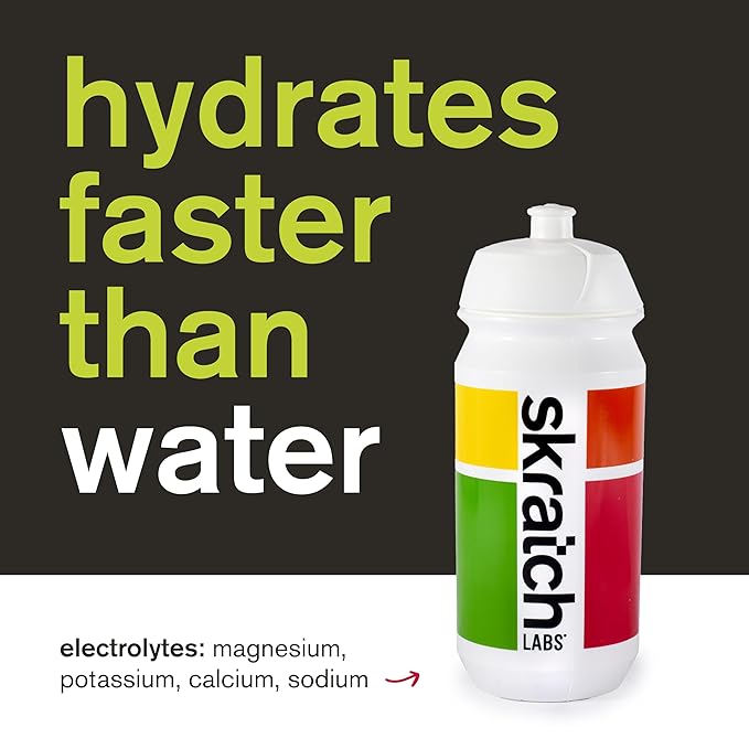 Skratch Labs Hydration Powder | Sport Drink Mix | Electrolytes Powder for Exercise, Endurance, and Performance | Raspberry Limeade with Caffeine | 20 Servings | Non-GMO, Vegan, Kosher
