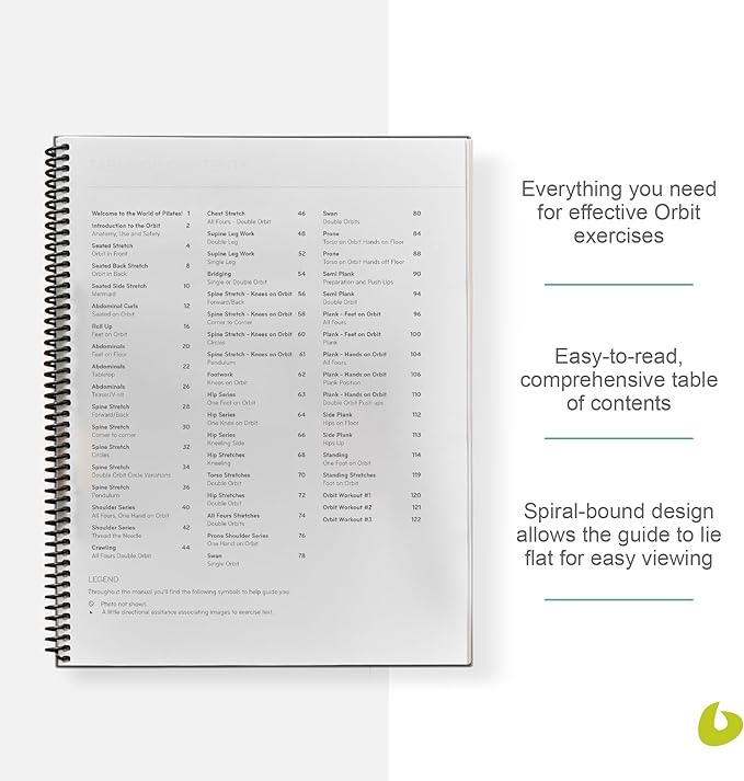 Balanced Body Orbit Guide, Pilates Orbit Guide for Workout Equipment, for Home Gym or Studio Use