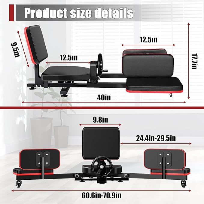 Leg Stretcher,300lbs Leg Stretcher Split Machine,for Flexibility Heavy Duty Leg Stretching Equipment Stretching Training Machine Split Leg Training for Home Yoga Dance Gym