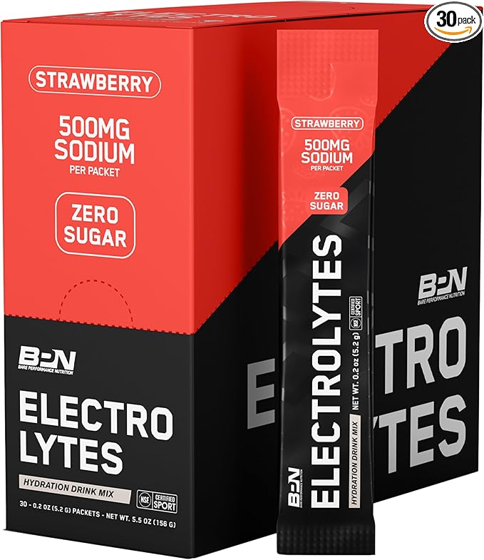 BARE PERFORMANCE NUTRITION, BPN Electrolytes Go Packs, Strawberry