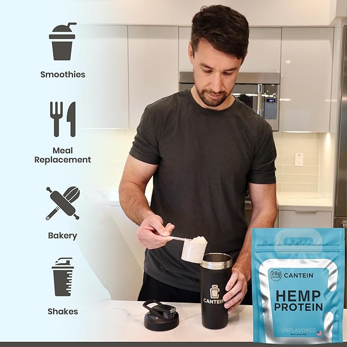 Organic Hemp Protein, Vegan Protein Powder, Plant Based Protein Powder, Non Dairy Protein, Lactose Free Natural Protein, Gluten Free- 1 Servings, Unflavored Sample