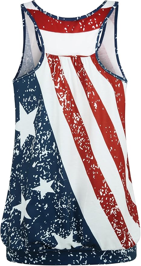 Miusey Womens Sleeveless Round Neck Loose Fit Racerback Yoga Tank Top