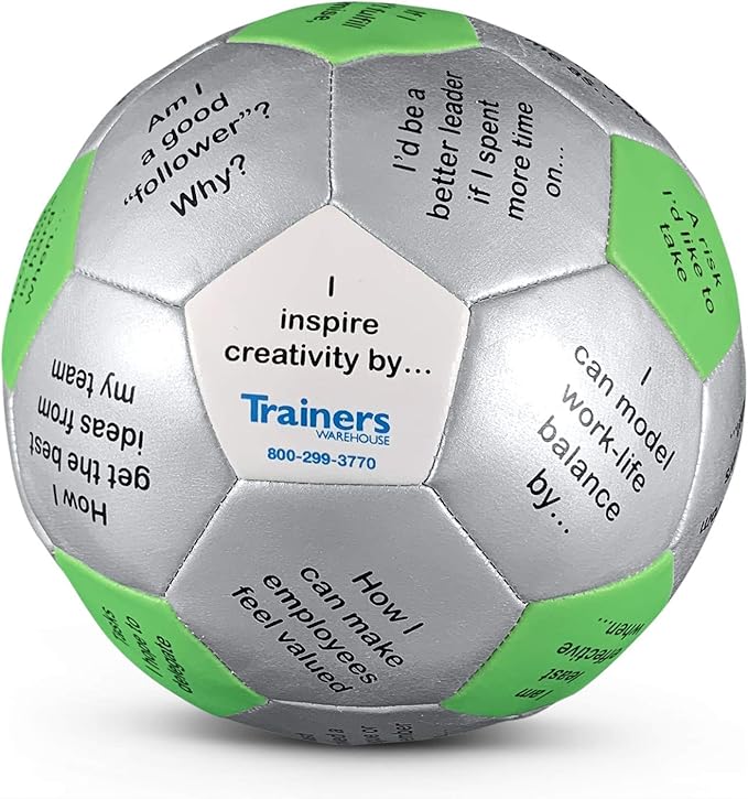 Trainers Warehouse 6" Thumball Collection, 32 Prompts for Conversation, Team Building, Relationship and Training