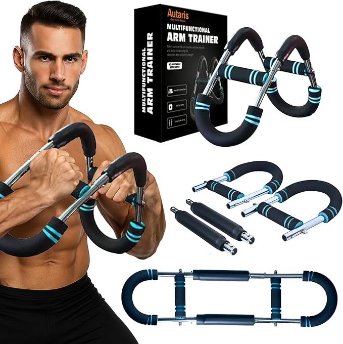 Twister Arm Trainer - Adjustable Chest Workout Equipment - Arm Trainer for Men - Chest Trainer for Men - Shoulder Muscle Training - Portable Spring Resistance - Home Fitness Equipment (40ā90 lbs)