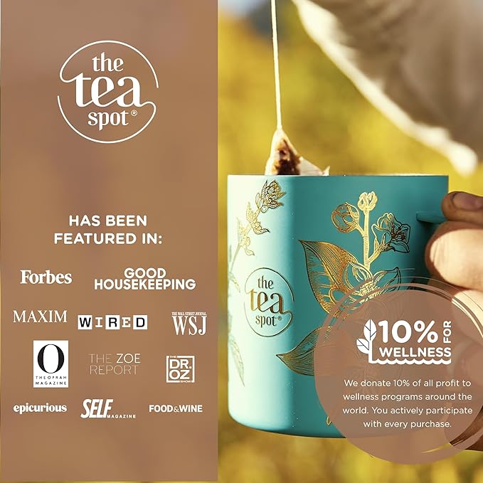 The Tea Spot Jasmine Pearls Green Tea | High-grade Jasmine infused Green Tea Pearls from Fujian | 15 Tea Bags