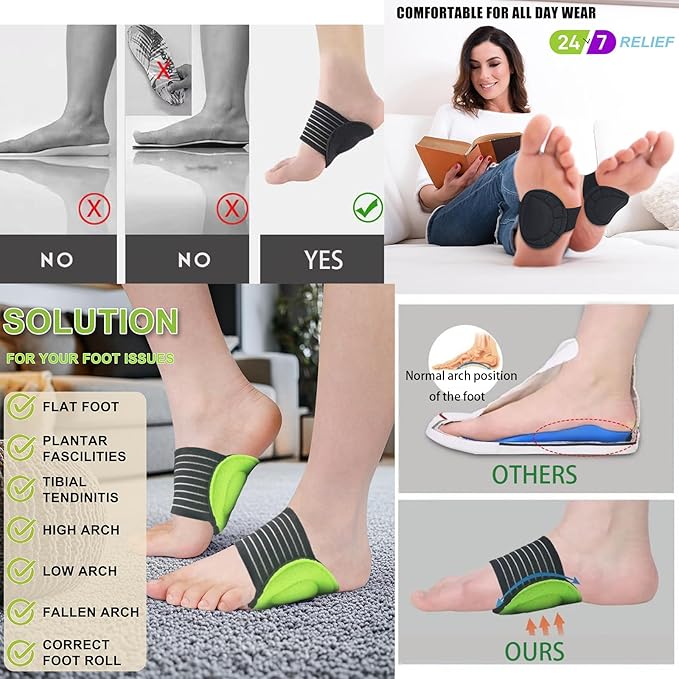 Gradient Fitness Therapy Stretching Belt, 12 Circle Multi Ring Stretching Belt (1.5 inches wide x 86.6 inches long), Therapy Equipment, Yoga Stretcher Strap,Leg Stretcher. Equipped with arch foot pads and pointed massage balls(BLACK)