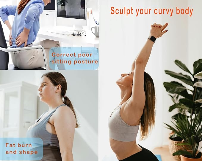 Figure 8 Resistance Band, Arm Back Shoulder Exercise Elastic Rope Stretch Fitness Band, Foot, Leg, Hand Stretcher, Arm Exerciser for Yoga Pilates Stretching Physical Therapy, Home Gym Workout