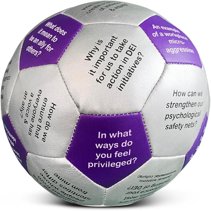 Trainers Warehouse 6" Thumball Collection, 32 Prompts for Conversation, Team Building, Relationship and Training