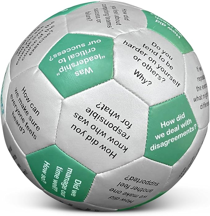 Trainers Warehouse 6" Thumball Collection, 32 Prompts for Conversation, Team Building, Relationship and Training