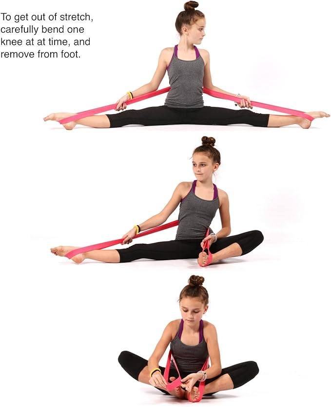 Ballet Stretch Band for Dance, Gymnastics, Cheerleading, Pilates. Improves Elastic Flexibility and Enhances Daily Stretching - Designed by PS Athletic