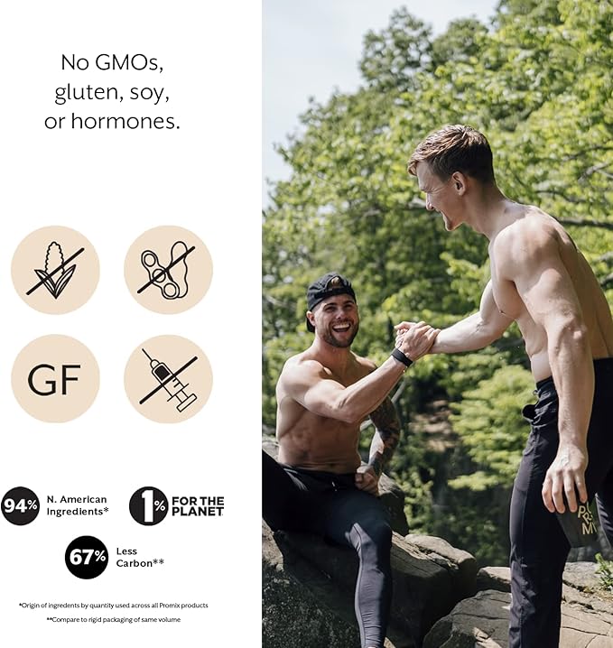 ProMix Nutrition Whey Protein Isolate Powder, Chocolate - Grass-Fed - Post Workout Fitness & Nutrition Shakes, Smoothies & Cooking Recipes - Gluten-Free & Keto-Friendly - 2.5 Pound (Pack of 1)